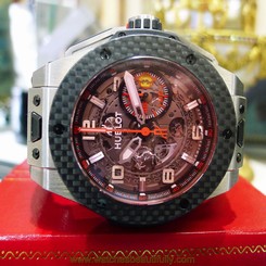 Hublot Big Bang FERRARI Chronograph Skeleton Dial 45mm Men Watch 401.nq.0123.vr