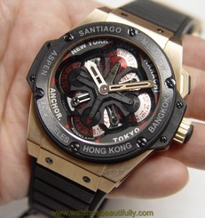 HUBLOT BIG BANG KING POWER UNICO GMT 18K ROSE GOLD 771.OM.1170.RX