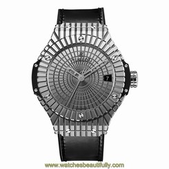 NEW Hublot Big Bang Steel Caviar 41mm Diamonds Dial Mens Watch 346.SX.0870.VR