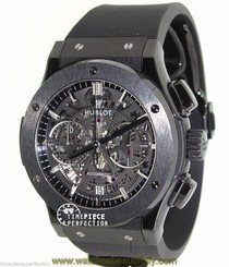Hublot Classic Fusion 45mm Chronograph Black Magic Mens Watch 525.CM.0170.RX