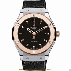 Hublot Classic Fusion Automatic Titanium Rose Gold 511.no.1180.lr Ret: $12,600