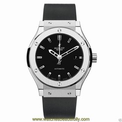 Hublot Classic Fusion Titanium 511.NX.1170.RX 45mm Black Dial NEW Ret: $7,900