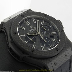 Hublot Big Bang 301.QX.1740.RX Black Carbon Fiber Dial 44.5 mm B&P Ret: $21,300