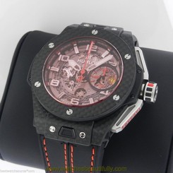 Hublot Big Bang Ferrari 401.QX.0123.VR Carbon Fiber Red Sapphire Ret: $32,100 845960050968