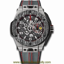Hublot Big Bang Ferrari Carbon 401.NJ.0123.VR Titanium LIMITED Retail: $26,200