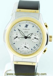 Hublot Classic Elegant Chronograph 18k Yellow Gold and Stainless 40mm mens watch
