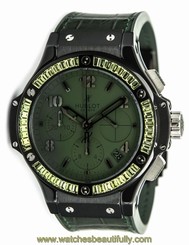 Hublot Big Bang Tutti Fruitti Green Sapphire Bezel Watch 341.CV.5290.LR.1917