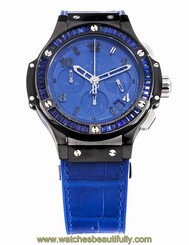 Hublot Big Bang Tutti Fruitti Blue Sapphire Bezel Watch 341.CL.5190.LR1901