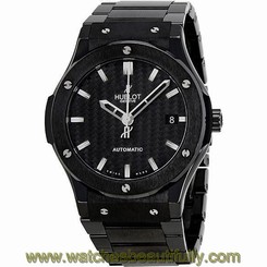 HUBLOT MEN'S CLASSIC FUSION 45MM CERAMIC BAND AUTOMATIC WATCH 511.CM.1770.CM