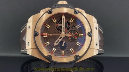 Hublot King Power Arturo Fuente 48mm 18k Rose Gold Cigar Watch limited Of 100