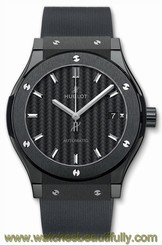 Hublot 581.cm.1771.rx Classic Fusion Quartz Ceramic 33mm Complete Ret: $6,600