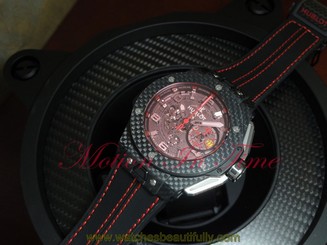 Hublot Big Bang Ferrari Carbon Red Magic Limited 1000 Pcs 45mm 401.QX.0123.VR