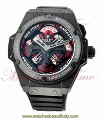 Hublot Big Bang King Power Unico GMT Black Ceramic, Ref # 771.CI.1170.RX