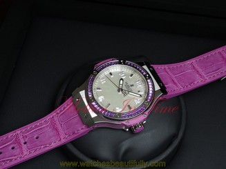 Hublot Big Bang Quartz Tutti Frutti 38mm "Purple" Steel 361.SV.6010.LR.1905