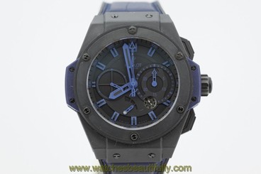 Hublot King Power Vendome 709.C1.1190.GR.ABB10 All Blue Black Chronograph