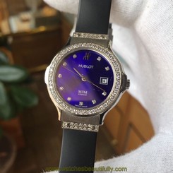 HUBLOT MDM W/ Diamond Bezel & Lugs - 1391.5.054