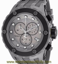 Nee Mens Invicta 17218 Subaqua Swiss Made Chronograph Grey Dial Shark Watch