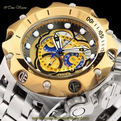 Invicta Men's 52mm Reserve Venom Hybrid Swiss Master Calendar Chronograph Watch