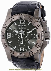 Invicta Mens Reserve 50mm Excursion Swiss Made Chronograph Gunmetal Dial Watch