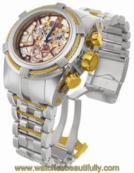 New Mens Invicta 14427 JT Bolt Zeus Swiss Chronograph Stainless Steel Watch