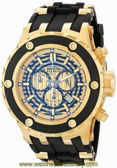 Invicta Mens Reserve Specialty Subaqua Swiss Made Gold Tone Chronograph Watch