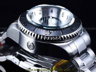 Invicta Reserve 52mm Deep Dish HYDROMAX Swiss Quartz GMT Black Dial 1000M Diver