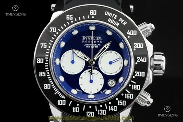 Invicta Men's 52mm Reserve Collection Swiss Chronograph Silicone Strap Watch