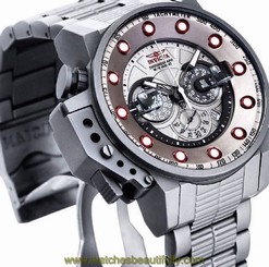 New Invicta 50mm I Force Bomber Quartz Chronograph Bracelet Watch 18698