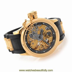 @NEW Invicta 47mm Russian Diver Mechanical Skeleton Dial Poly Strap Watch 1844 961613270191