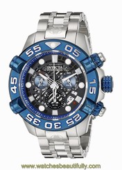 Invicta Mens Hydromax Gunmetal Dial Z60 Quartz Stainless Steel Bracelet Watch