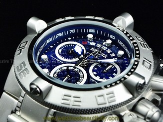 New Invicta 50mm Subaqua Noma IV Retrograde Swiss Made Chrono Bracelet SS Watch