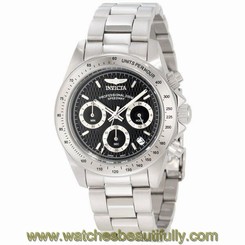 Invicta Men's Stainless Steel Speedway Chronograph Black Dial Diver 9223 843836092234