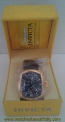 Fake AAA New Invicta 18903 Lupah Quartz Multi Function Silicone Strap Men's Watch Blk/Gld Watch