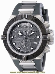 Invicta Subaqua Swiss Quartz Mens Stainless Steel Gunmetal Chronograph Watch