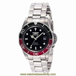 INVICTA MEN'S 40MM STEEL BRACELET & CASE AUTOMATIC BLACK DIAL WATCH 9403