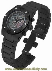 New Men's Invicta 15769 Speedway Reserve Swiss Chronograph Black MOP Dial Watch