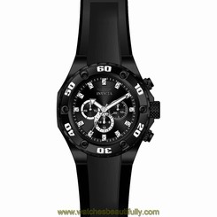 INVICTA MEN'S SPECIALTY POLYURETHANE BAND STEEL CASE SWISS QUARTZ WATCH 21459