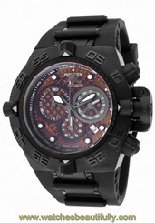 New Mens Invicta 11514 Subaqua Noma IV Chronograph Brown Dial Polyurethane Watch