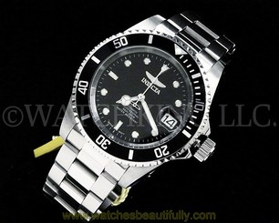 NEW Invicta Men Pro Diver Coin Edge Bezel NH35 Auto 24 Jewels S.S Bracelet Watch