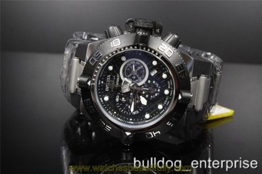 Mens Invicta Subaqua Noma IV Chronograph Black Rubber Stainless Swiss Watch New 843836065641