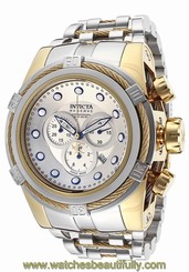 New Men's Invicta 14069 Bolt Zeus Reserve Swiss Silver Dial Steel Watch