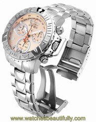 New Men's Invicta 80341 Subaqua Noma II Swiss Chronograph Rose Tone Dial Watch