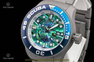 Invicta 50mm TI-22 Series Abalone Dial Titanium Automatic Bracelet Watch - 22083