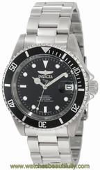 Invicta Men's 8926OB Pro Diver Automatic Black Dial Stainless Steel Watch 843836089265