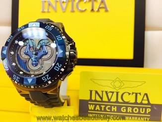 Invicta Men's 'Excursion' Swiss Quartz Stainless Steel and Silicone Watch: 18564