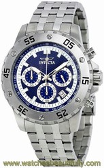 Invicta 17452 Elite Diver Chronograph Tachymeter Date Stainless Steel Mens Watch