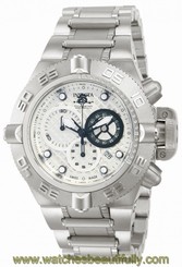 New Mens Invicta 11343 Subaqua Diver Chronograph Steel Bracelet Watch 886678113439