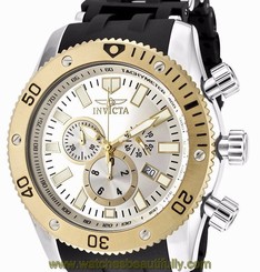 New Mens Invicta 10250 Sea Spider Chronograph Silver Dial Watch
