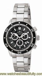 Invicta Men's Specialty Chronograph Analog Quartz Stainless Steel Watch 1203