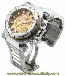 New Mens Invicta 15573 Coalition Forces Chronograph Steel Bracelet Watch